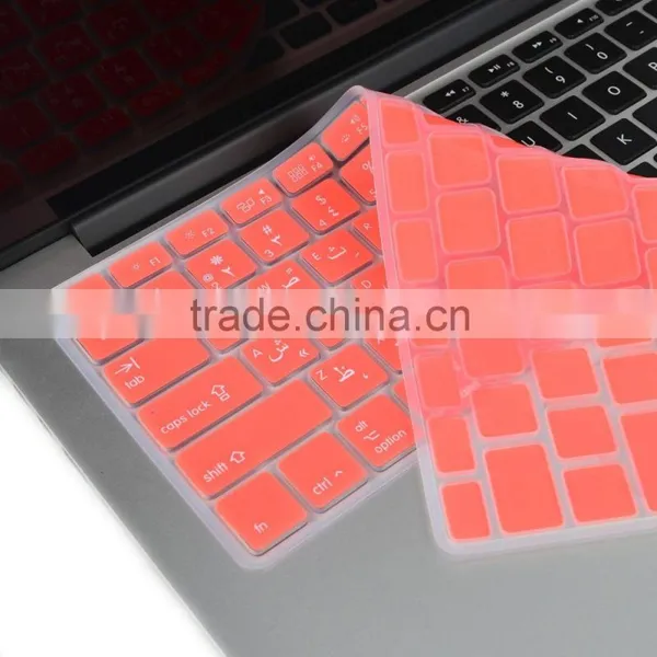 Arabic / English Silicone Keyboard Cover for Macbook Pro 13" 15" 17" photo-6
