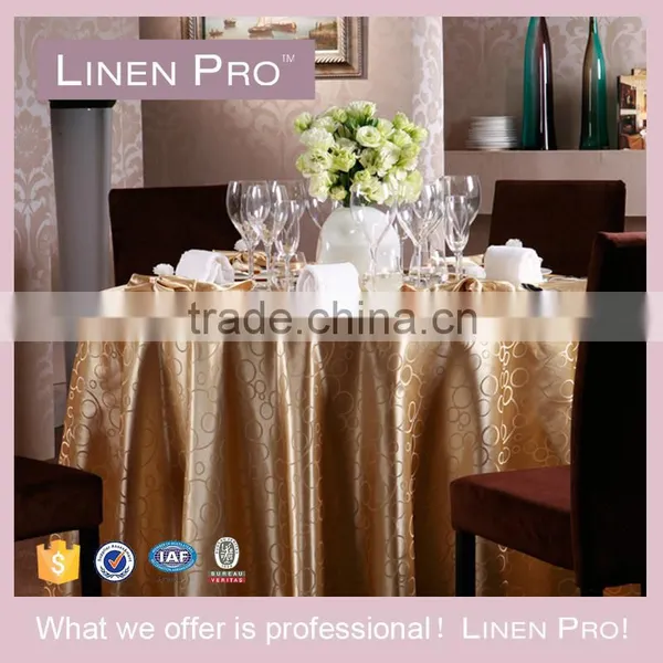 LinenPro 108 Inch Round Tablecloth for Party photo-3