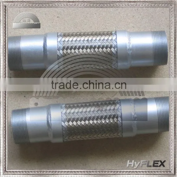 Threaded Metal Hose Flexible Braided Hose Pump Connectors