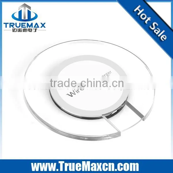 Wireless Phone Charger Accessory Wireless Charger Qi Charging Pad for Apple Mobile Phone photo-3