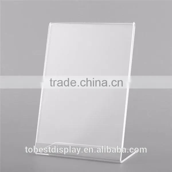 Acrylic Stand Menu Holder, Restaurant Menu Holder 5x6, Plastic Menu Holder photo-4
