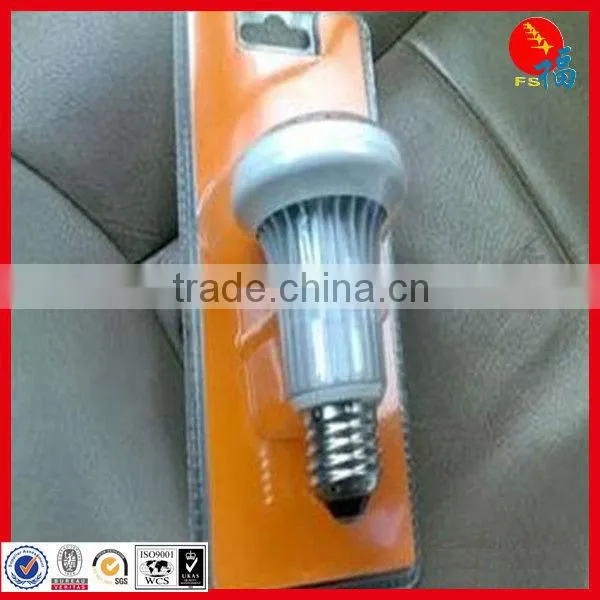 Plastic Clamshell Blister Packaging for Light Bulb