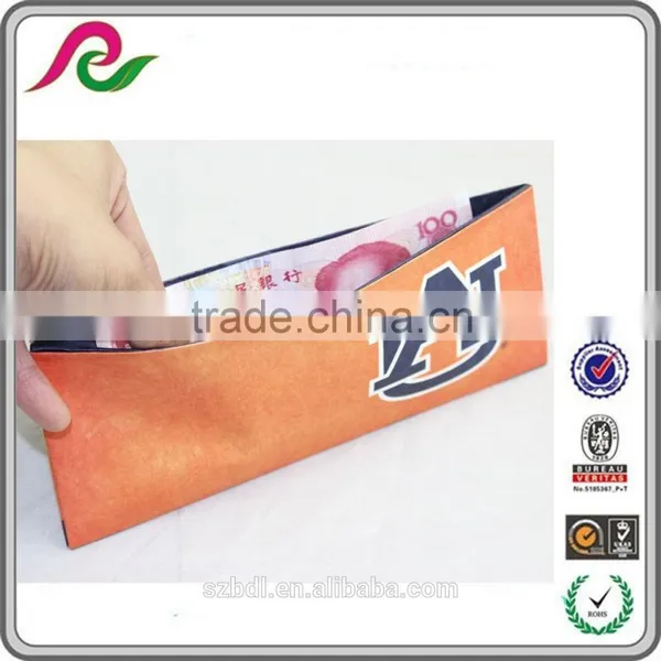 Currency us Dollar Wallets Pound Tyvek Wallet Euro Wallets / Purse Novelty Gift photo-3
