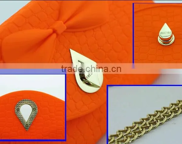 2014 Hot Sell Fashion Colorful Sell Silicone Single Shoulder Bag photo-4