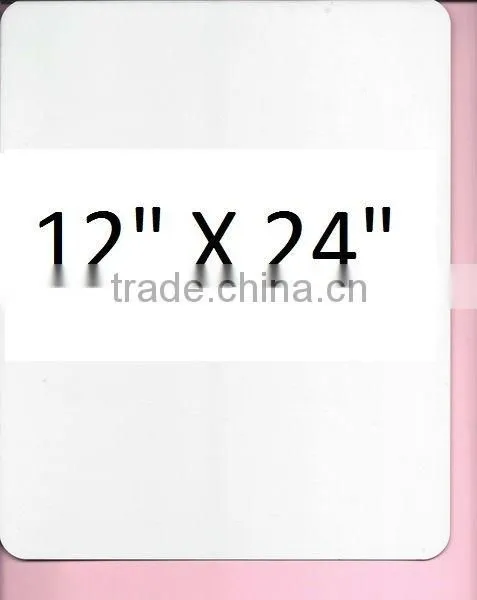 White Dye Sublimation Aluminum 12" x 24" Without Holes Blanks-Quantity Discounts Given