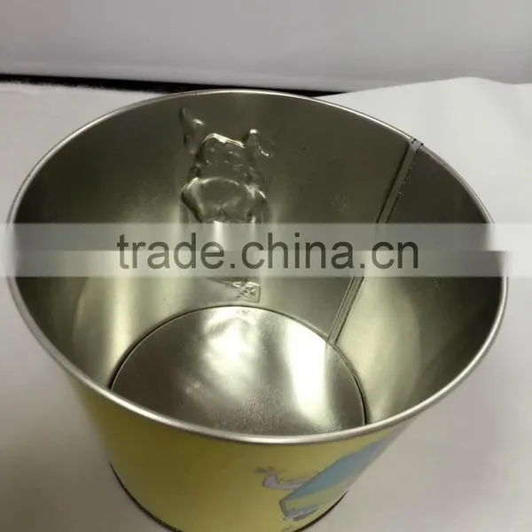 2016 Best Selling Customized Round Tin Bucket With Embossing /mental Bucket/ice Bucket photo-3