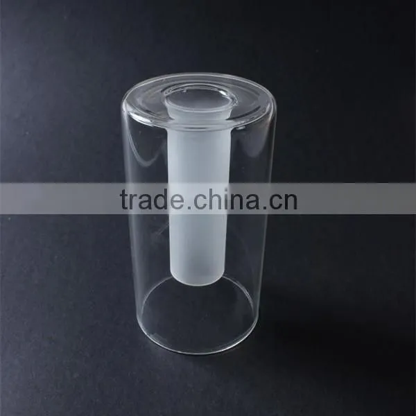 China Factory High Quality Double Wall Pyrex Glass Lamp Shade photo-2