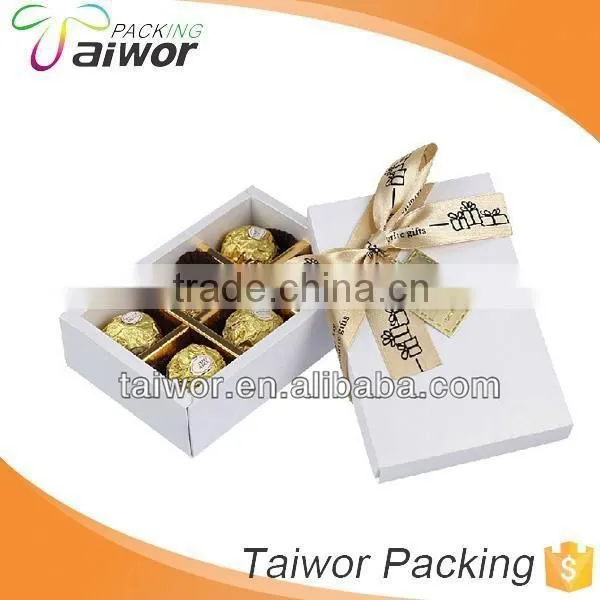 Custom Logo High Quality Paper Chocolate Box With Paper Tray photo-4