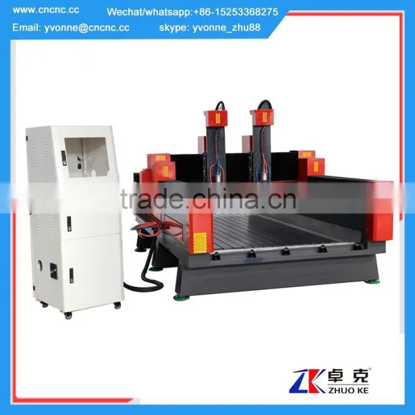 1325 Z 500mm 3d Cnc Stone Carving Machine With Computer Control Box ZK-1325-2 1300*2500mm photo-3