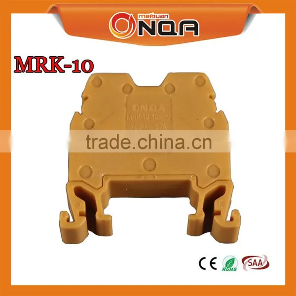 UK MRK Type Modular Terminal Block Din Rail Terminal Block For Electric