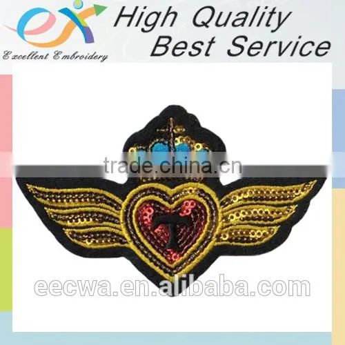 Professionally Custom Embroidery Sequins Crown photo-6
