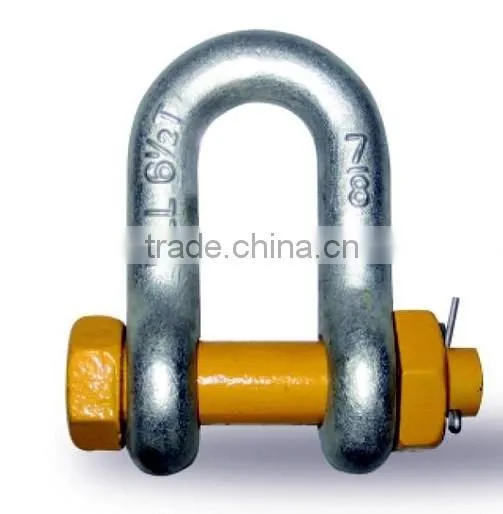 Drop Forged Hardware Tempered Alloy Steel/carbon Steel Lifting Hoist DX Shape High Strength Shackle(alloy Steel) photo-4