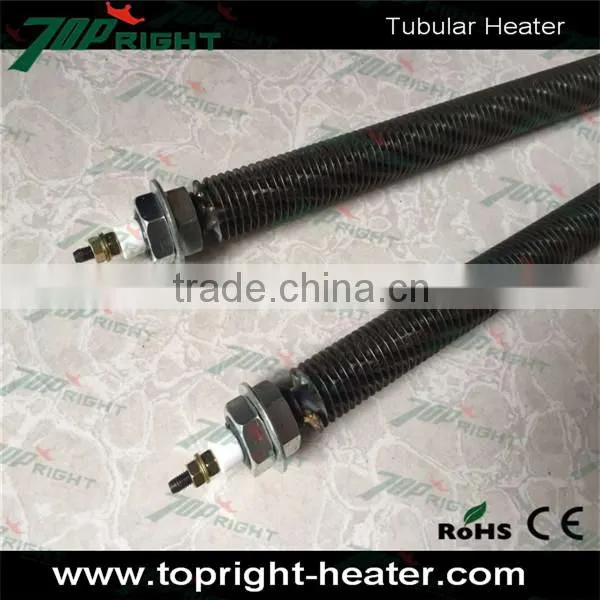 Topright Stainless Customized 240v 3kw Finned Tubular Heater for Air Heating Element photo-3