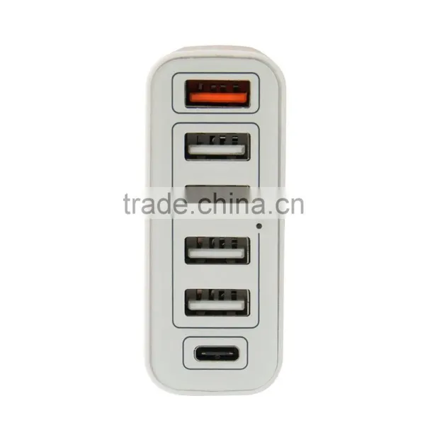 HUNDA USB USB C 3.0 Type C Charger With Quick Charge 3.0 for Galaxy S7/S6/Edge, Nexus 6P, LG ,Xiaomi5 photo-2
