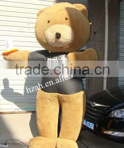 Inflatable Black Bear Cartoon Movable Model With Logo photo-3