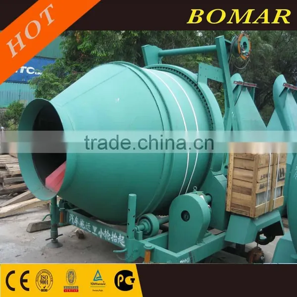 Cement Mixer JZC350, Towable Mini Cement Mixer With Electric Start 6.6HP Diesel Engine Concrete Mixer photo-4