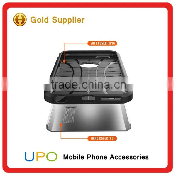[UPO] Dual Layer Armor Mobile Phone Case With Kickstand for IPhone 6 6s photo-3