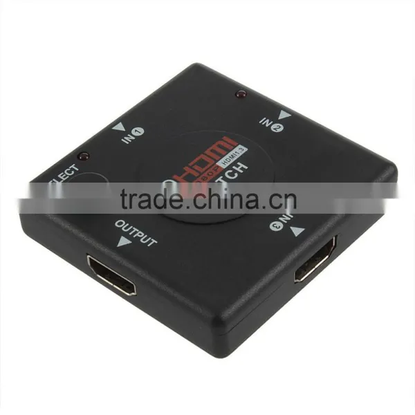 New Portable 1x4HD Splitter3 in 1Out 4 Ports Hdmi Splitter to Coaxial photo-4