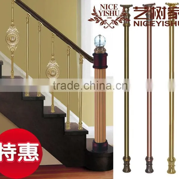 Decorative Wrought Iron Stair Railings Suppliers / Iron Hand Rails photo-5
