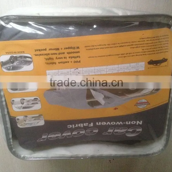 PVC Cotton Fabric Waterproof UV Protection Car Cover photo-2