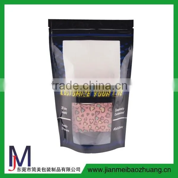 Gravure Printing Food Packaging Stand up Bag With Zipper and Window photo-3