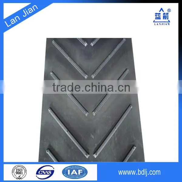 China Export Market Good Elasticity Rubber v Guide Conveyor Belt photo-6
