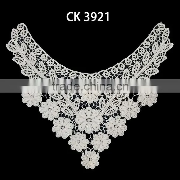 100% Cotton Fabric Fashion Embroidery Latest Women Collar Designs photo-2
