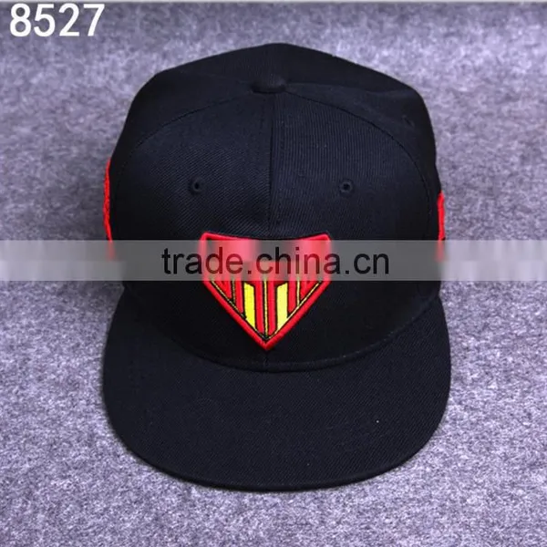 Custom Metal Plate Snapback Hat Embroidery Your Own Logo Good Quality Sport Cap photo-2