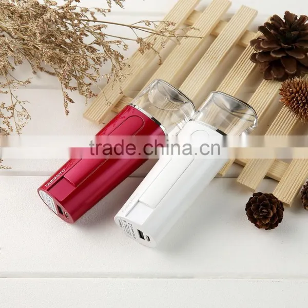 2016 Hot Selling Handle Rechargeable Nano Facial Mist Sprayer With Power Bank photo-6
