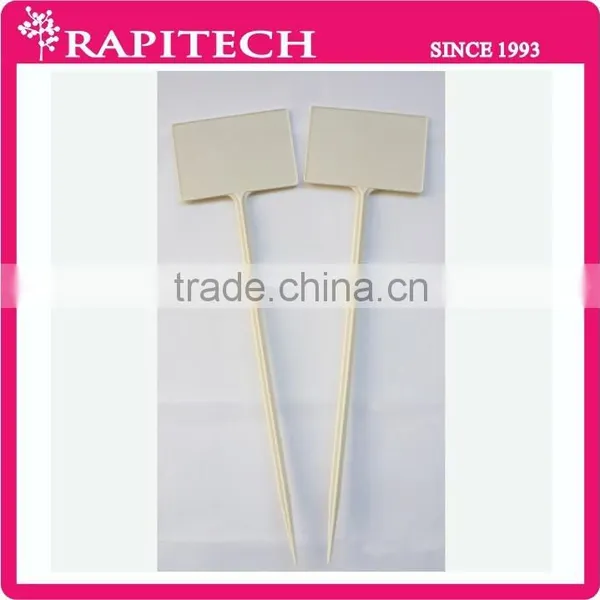 Large White Plastic Plant Pot Garden Marker photo-2