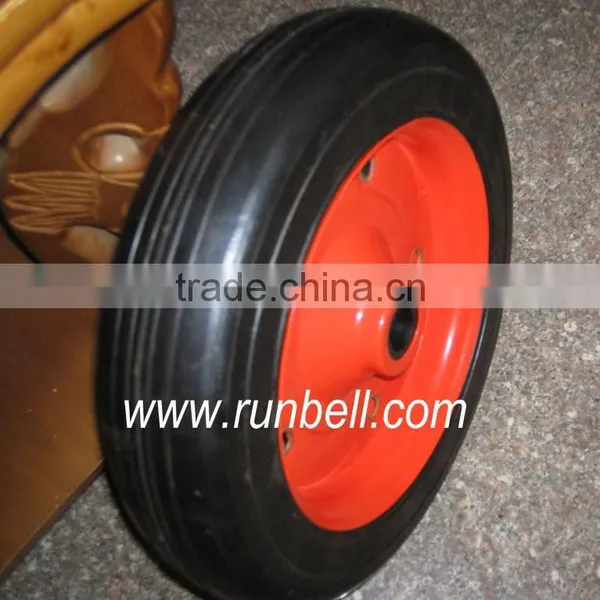 Solid Rubber Trolley Caster Wheels photo-4