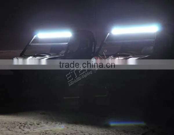 120W 22" 4x4 Racing Vehicles Excavator Forklift Mining Trucks Crane Bull Dozer Industrial Equipments Driving Led Light Bar photo-6
