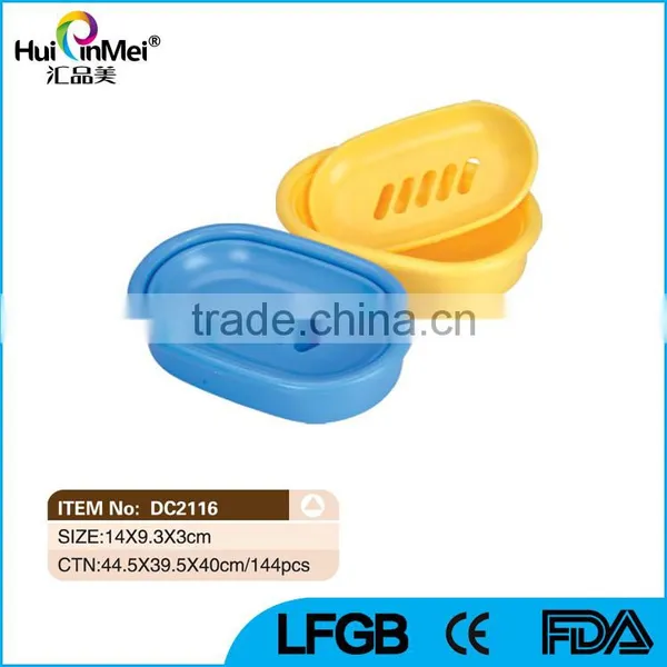 Wholesale Plastic Shower Soap Dish Soap Holder Soap Box photo-6