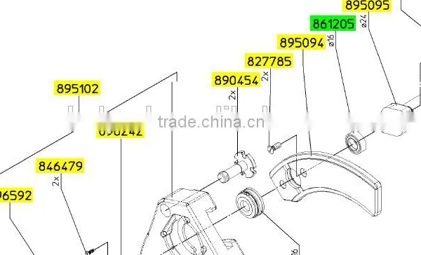 Parts for Linking and Holding Device of Handtmann Sausage Filler photo-3