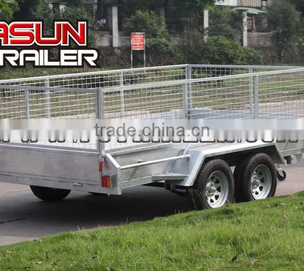 2016 Best Selling Fully Weled Tandem Cage Trailer 10x6/12x6 photo-5