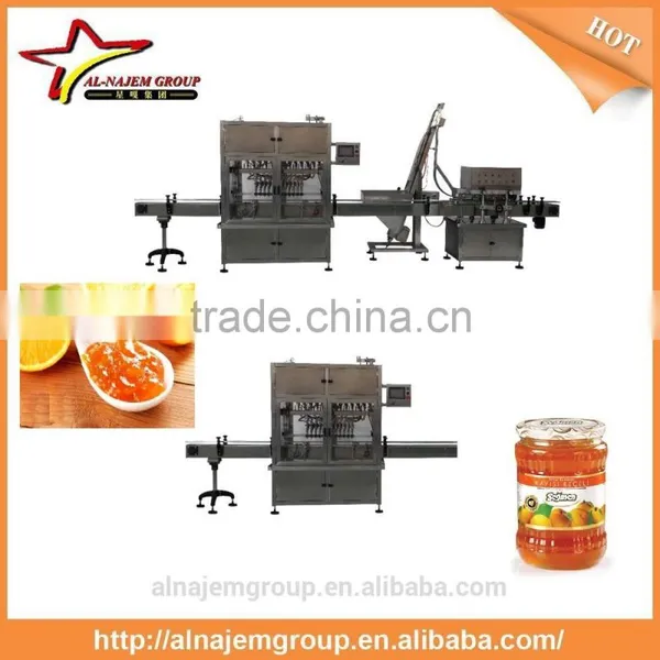 Automatic Linear Filling Capping Labeling Machine Bottle Packaging Line for Fruit Jam photo-2