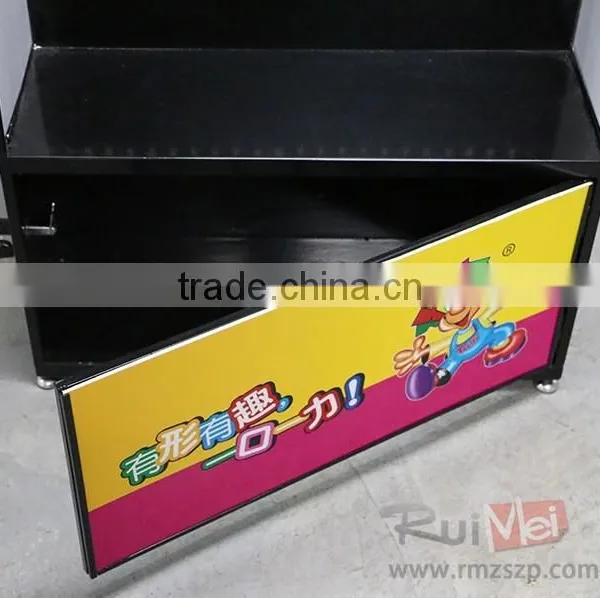 Supermarket Rotating Pegboard Metal Display Stand photo-4