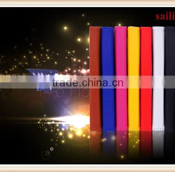 2015 New!~MOQ High Quality Stand Leather Case for Xiaomi Mi Pad Inchfolio Stand Leather Case for lg g Pad photo-2