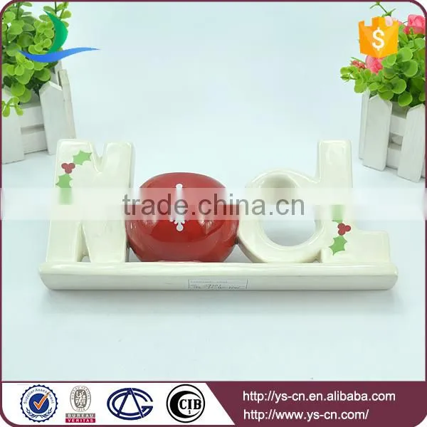 Home Decoration Solid " NOEL" Shape Ceramic Sign photo-4