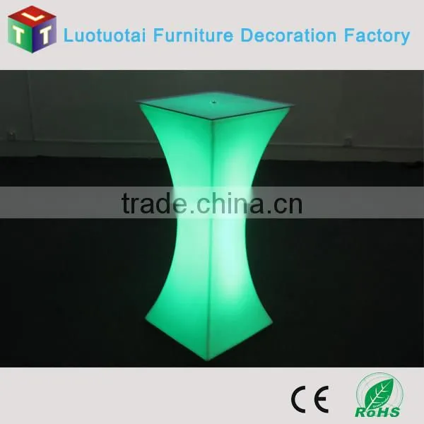 Led Square Cocktail /tea/ Coffee Table With Light photo-2