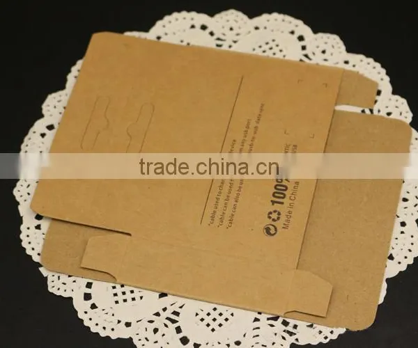 Supplier Kraft Paper Packaging Box With Clear Window for Cell Phone Accessories, Paper Boxes photo-6