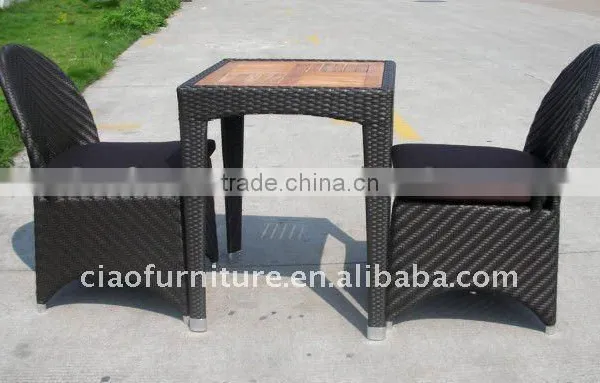Leisure Outdoor Rattan Furniture Garden Coffee Table Set photo-4