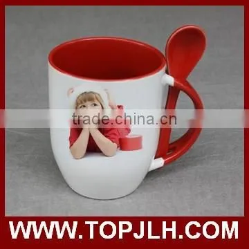 Special Cup Multi Color Optional Sublimation Coffee Spoon Mug Print photo-6