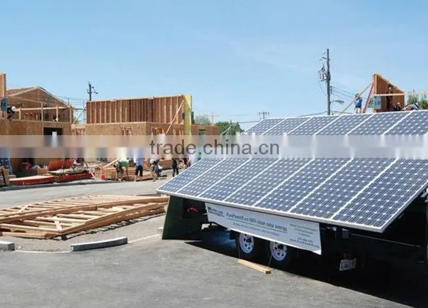 Complete 6kw Solar Power System Solar Panel PV Array Combiner Inverter Controller Battery Ground Rack Roof Rack Cable photo-4