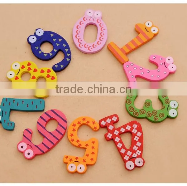 Digital Wooden Educational Fridge Magnets for Home Decor photo-3