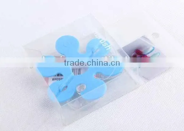 Flower Shaped With Two Suckers Folding Toothbrush Holder photo-4