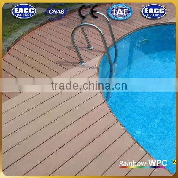 WPC Factory Wholesale Cheap Wpc Co-extrusion Decking photo-2