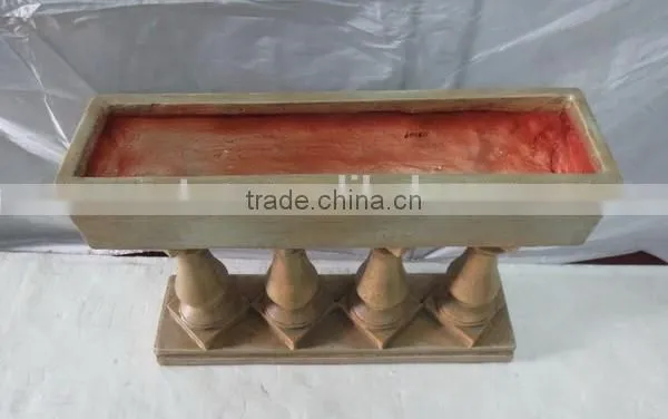 Garden Fiberglass Clay Flower Pot Fence photo-3