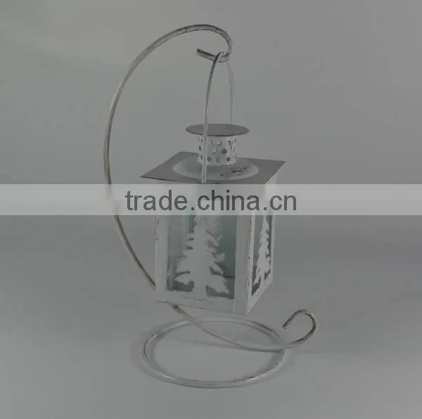 Metal Mini Lantern With Metal Stand photo-5