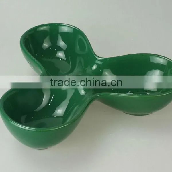 Ceramic Customize Promotion Dessert Divided Dish